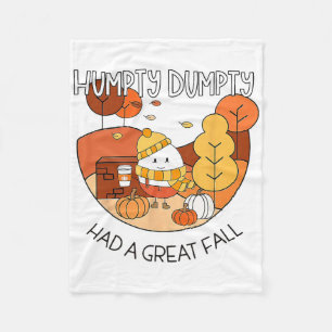 Humpty had een grote Herfst in het najaar van de d Fleece Deken