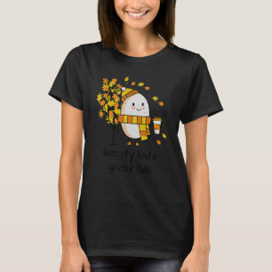 Humpty Had Een Grote Val Herfst Bedroefd Gewassen T-shirt