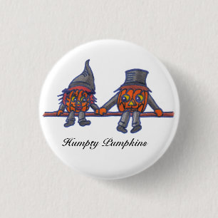 Humpty Pumpkins...knop Ronde Button 3,2 Cm