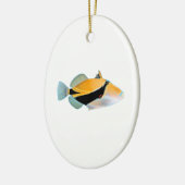 Humuhumu Fish Keramisch Ornament (Links)