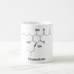 Humulone Molecuul Chemie Bierliefhebbers Koffiemok