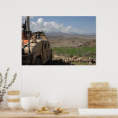 Humvee in Afghanistan Poster (Keuken)