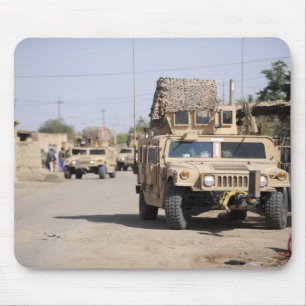Humvee's gedrag beveiliging tijdens een patrouille muismat