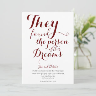 Hun Dream Person Non-Binary LGBTQ Wedding Kaart