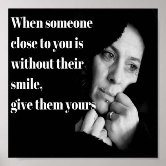 Hun glimlach poster (Voorkant)