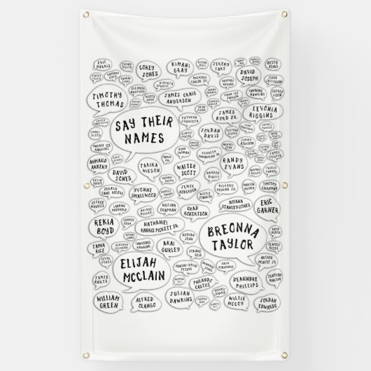 hun naam spandoek (Verticaal)