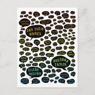 hun naam te zeggen : de regenboog briefkaart