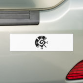 Hunab Ku - AKA "Mayan Galactic Butterfly" Bumpersticker (Op auto)