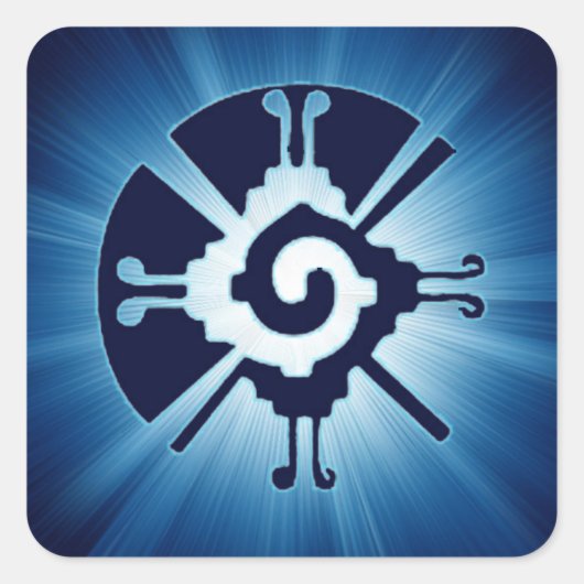 Hunab Ku Galactic Center Vierkante Sticker (Voorkant)