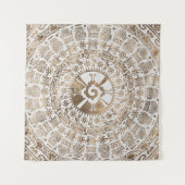 Hunab Ku Pastel Gold #2 Wandkleed (Voorkant (horizontaal))