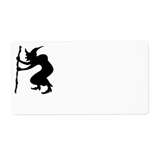 HUNCHBACK HALLOWEEN WITCH ETIKET (Voorkant)