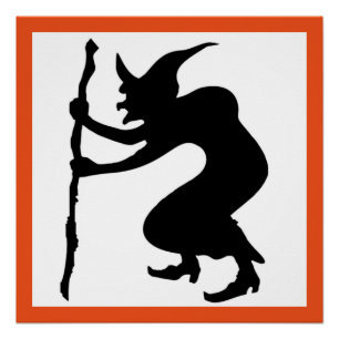 HUNCHBACK HALLOWEEN WITCH PERFECT POSTER