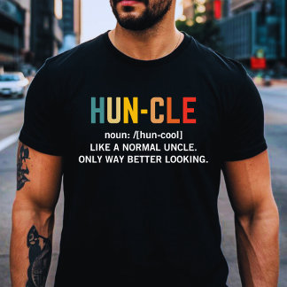 Huncle Definition Vaderdag-Funny Uncle T-shirt