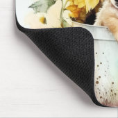 Hund Aquarell Muismat (Hoek)