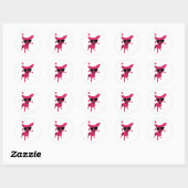 Hund Ronde Sticker (Vel)