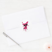 Hund Ronde Sticker (Envelop)