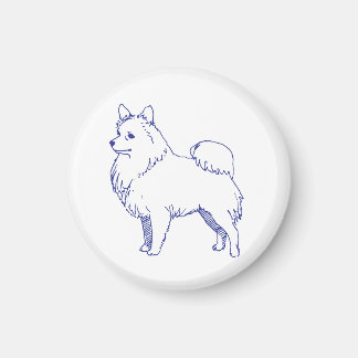 Hunderasse Spitz Magneet