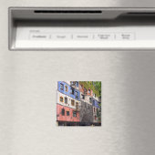 Hundertwasser in Wenen foto Magneet (Insitu (Vaatwasser))