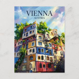 Hundertwasserhuis Oostenrijk Briefkaart