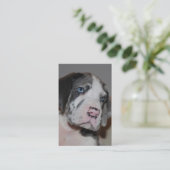 Hundeschule Visitenkarten Visitekaartje (Staand voorkant)