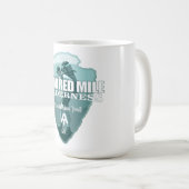 Hundred Mile Wilderness (pijlpunt T) Koffiemok (Voorkant rechts)