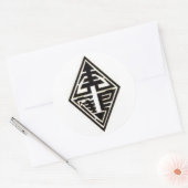 HUNG GAR TIGER CRANE RONDE STICKER (Envelop)