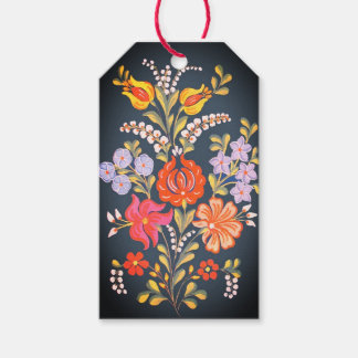 hungarian flowers -vibrant colors cadeaulabel