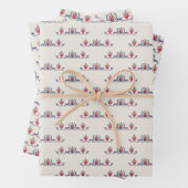 Hungarian Folk Floral Pattern Inpakpapier Vel (In situ)