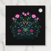 Hungarian Kalocsa Embroidery Pattern Bedankjes Labels (Achterkant)