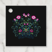 Hungarian Kalocsa Embroidery Pattern Bedankjes Labels (Voorkant)