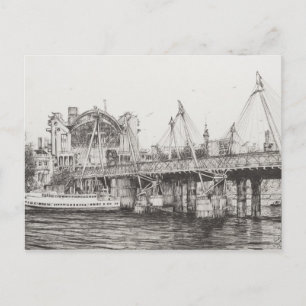 Hungerford Bridge London 30-10-2006 Briefkaart