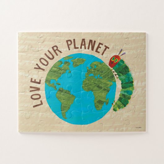 Hungry Caterpijler | Van je planeet houden - Kinde Legpuzzel (Horizontaal)