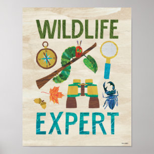 Hungry Caterpijler   Wildlife Expert Poster