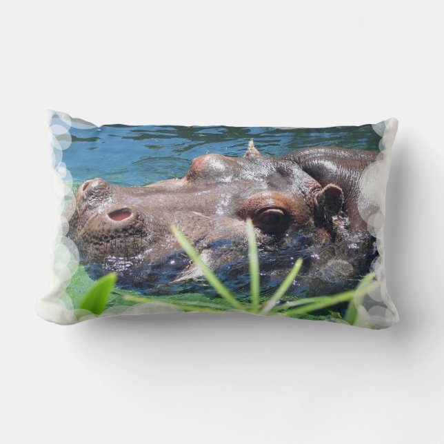 Hungry Hippo Pillow Kussen (Voorkant)