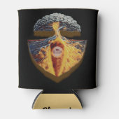 Hungry Hollow Black and Gold Can Cooler (Voorkant)