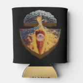 Hungry Hollow Black and Gold Can Cooler (Achterkant)