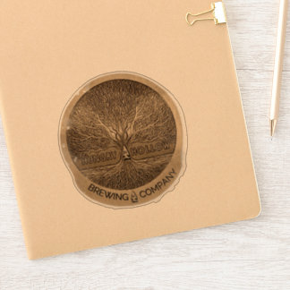 Hungry Hollow Brewing Company Transparent Kiss Cut Sticker