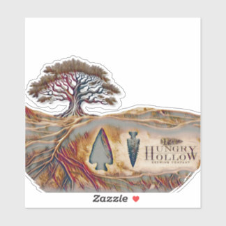 Hungry Hollow Brewing Kiss Cut Sticker
