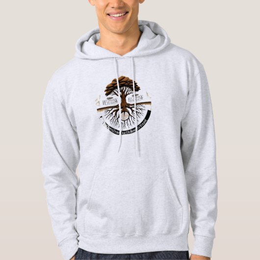 Hungry Hollow Brewing Root Design  Hoodie (Voorkant)