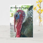 Hungry Turkey Kaart (Gele Bloem)