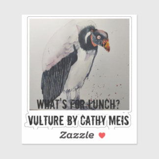 Hungry Vulture Sticker