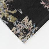 Hungry Zombies Fleece Deken (Hoek)