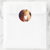 Hunk Ronde Sticker (Tas)
