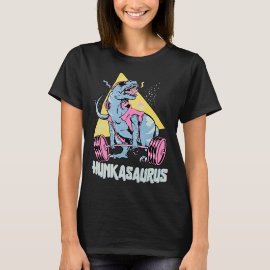 Hunkasaurus rex Dinosaur  Gym & Workout T-shirt (Voorkant)