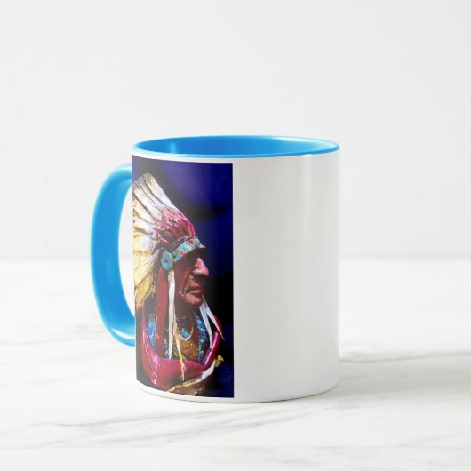 "Hunkpapa" Chief original art Mug Mok (Voorkant links)