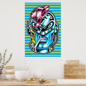Hunkuloid™: Axel Geargrinder™ Poster (Keuken)