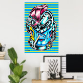 Hunkuloid™: Axel Geargrinder™ Poster (Thuiskantoor)