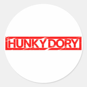 Hunky Dory Stamp Ronde Sticker