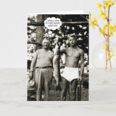 HUNKY VISSER VIST  FOTO GRAPPIG KAART (Gele Bloem)