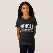 Hunmer als gewone oom veel mooier op je gezicht t-shirt (Voorkant volledig)